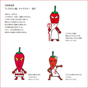 papadas (papadas)さんのあなたのキャラクターが“日清のとんがらし麺”に採用されるかも！？への提案