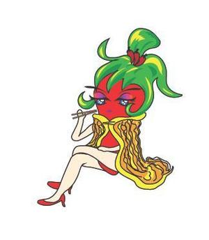 roka (lolowah)さんのあなたのキャラクターが“日清のとんがらし麺”に採用されるかも！？への提案
