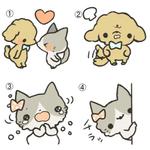 みゆまる (miyumaru)さんのLINEスタンプの作成依頼（犬と猫のキャラクター）【総額4万円】への提案