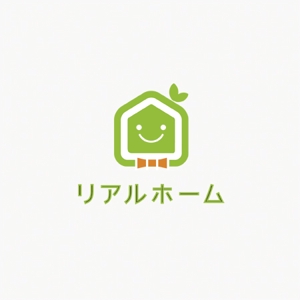 mae_chan ()さんの新規不動産会社『株式会社リアルホーム』のロゴへの提案