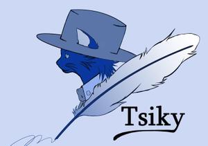 kyo (kyo_5025)さんの文房具店「Tsiky」のキャラクターロゴ(猫)への提案