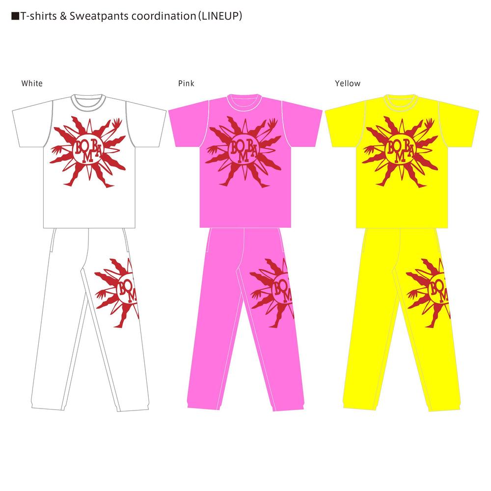 ダンスフィットネスサークル「ＢＯＭＢＡ」のTシャツデザイン