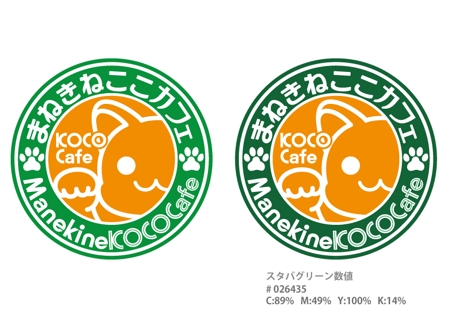 喫茶店 Cafe まねきねこ のロゴの依頼 外注 ロゴ作成 デザインの仕事 副業 クラウドソーシング ランサーズ Id