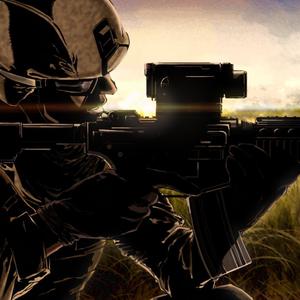 さんのスマホアクションゲーム(FPS)のメインアイコン作成への提案