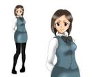 Aiken (miyawakinana)さんのサービスサポートの女性キャラクターデザインへの提案