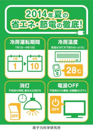 uta design (ghp10)さんの省エネポスターへの提案