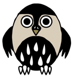 中西　忠裕 (marutonpi)さんのフクロウのキャラクターデザイン/ロゴへの提案