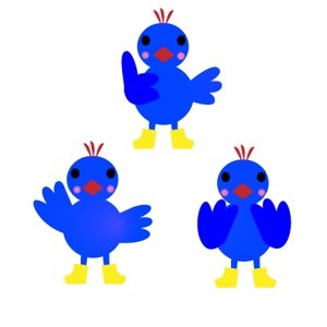 シー・ディー・ディー (cdd_001)さんの鳥のキャラクターデザインへの提案