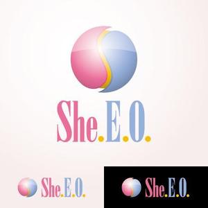 pinion0919 (pinion0919)さんの女性起業家の成功・成長を支援するメンバーシップ「She.E.O.」のロゴへの提案