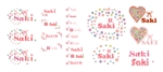 saku (sakura)さんのハンドメイドアクセサリーショップのロゴ制作への提案