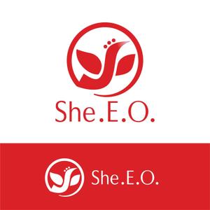 フキアゲ　マスミ (im-apt)さんの女性起業家の成功・成長を支援するメンバーシップ「She.E.O.」のロゴへの提案