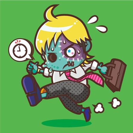 なや (NAYA)さんの【LINEスタンプ】ゾンビ+サラリーマン オリジナルキャラ(コンペ後+４万円でイラスト直接指名します)への提案