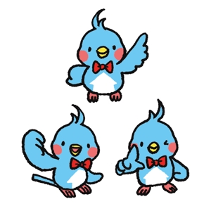 ちいぽこ (chi_poko)さんの鳥のキャラクターデザインへの提案