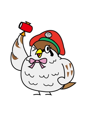 ug-dojouさんの鳥のキャラクターデザインへの提案