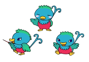 mimika (mimika)さんの鳥のキャラクターデザインへの提案