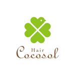 skyblue (skyblue)さんの新規美容室【 Hair Cocosol 】ロゴ作成依頼への提案