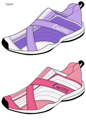 テキスタイルデザインラボ (uniuni93)さんのフィットネス用スポーツシューズのデザイン画作成をお願いいたします！への提案