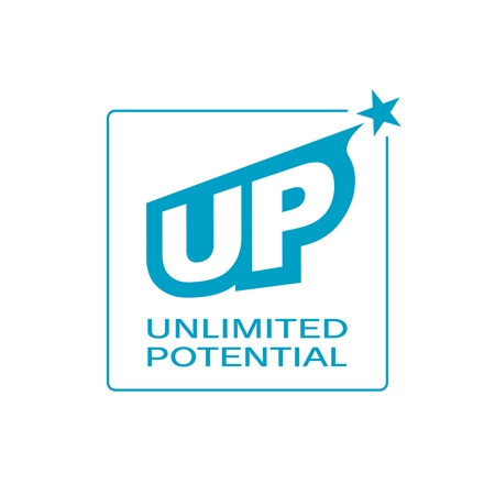 Koshiさんのキャリアスクール　アンリミテッドポテンシャル「UP」のロゴへの提案
