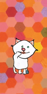 ラフアンドスマイル ()さんのかわいい猫のスマホカバーデザイン（複数採用有）への提案