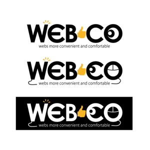 パーセントオフィス (Percent_office)さんのウェブコンテンツ制作業の屋号「WEBCO」のロゴへの提案