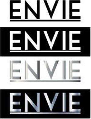 アラキ ()さんの新商品の高級美容栄養クリームの【ＥＮＶＩＥ】の書体デザイン。箱のトップにも印刷。への提案