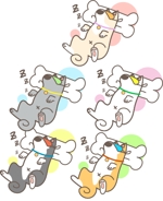 Yamanosachi(ヤマノサチ） (yamanosachi)さんのLINEスタンプ　犬＆猫のキャラクターデザインをお願い致します。への提案