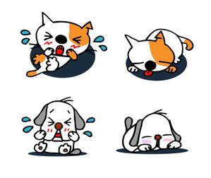 mimika (mimika)さんのLINEスタンプ　犬＆猫のキャラクターデザインをお願い致します。への提案