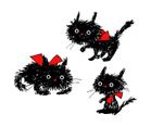 mimika (mimika)さんの猫（洋ネコ）のキャラクターデザイン【生地にプリントします】への提案