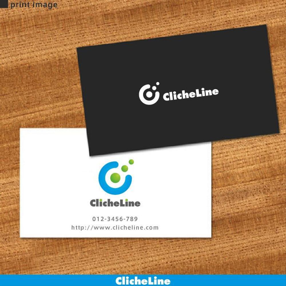 新設会社「ClicheLine」のロゴデザイン