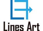 ashramさんのテレビ番組等制作会社「ラインズアート株式会社」のロゴへの提案