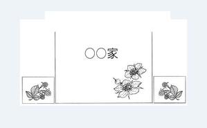 ペタコ (tabletalk)さんのラズベリーの花のイラスト（墓石彫刻に利用します）への提案