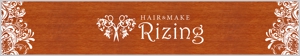 h_t (hide_toku)さんの美容室　HAIR&MAKE Rizingの看板への提案
