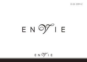 空 (air_sora)さんの新商品の高級美容栄養クリームの【ＥＮＶＩＥ】の書体デザイン。箱のトップにも印刷。への提案