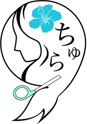 川崎技花 (aycaca)さんの美容室の店舗ロゴへの提案