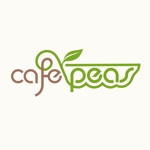 atomgra (atomgra)さんの豆料理のカフェ「cafe peas」のロゴへの提案