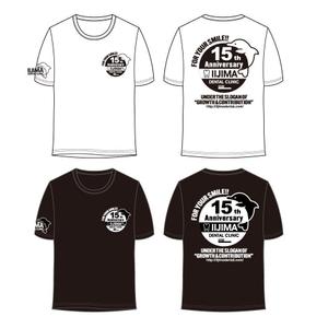 mandy (mandy_ty)さんの歯科医院開院「15周年記念」のTシャツデザインへの提案