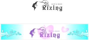 arc design (kanmai)さんの美容室　HAIR&MAKE Rizingの看板への提案