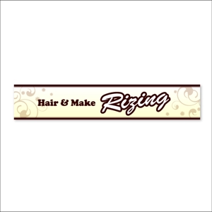 Rays_D (Rays)さんの美容室　HAIR&MAKE Rizingの看板への提案