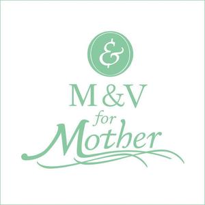 t_s_coさんの高級ドレスショップ「Ｍ＆Ｖ for Mother 」のロゴへの提案