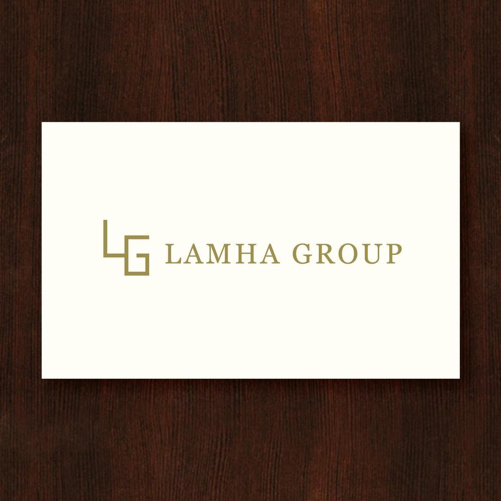 ベトナムの不動産会社「LAMHA　GROUP」のロゴ