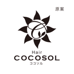 ふくみみデザイン (fuku33)さんの新規美容室【 Hair Cocosol 】ロゴ作成依頼への提案