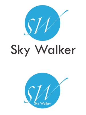 theday (panda22go)さんの雑貨ショップサイト 「Sky Walker」 のロゴ作成（商標登録なし）への提案
