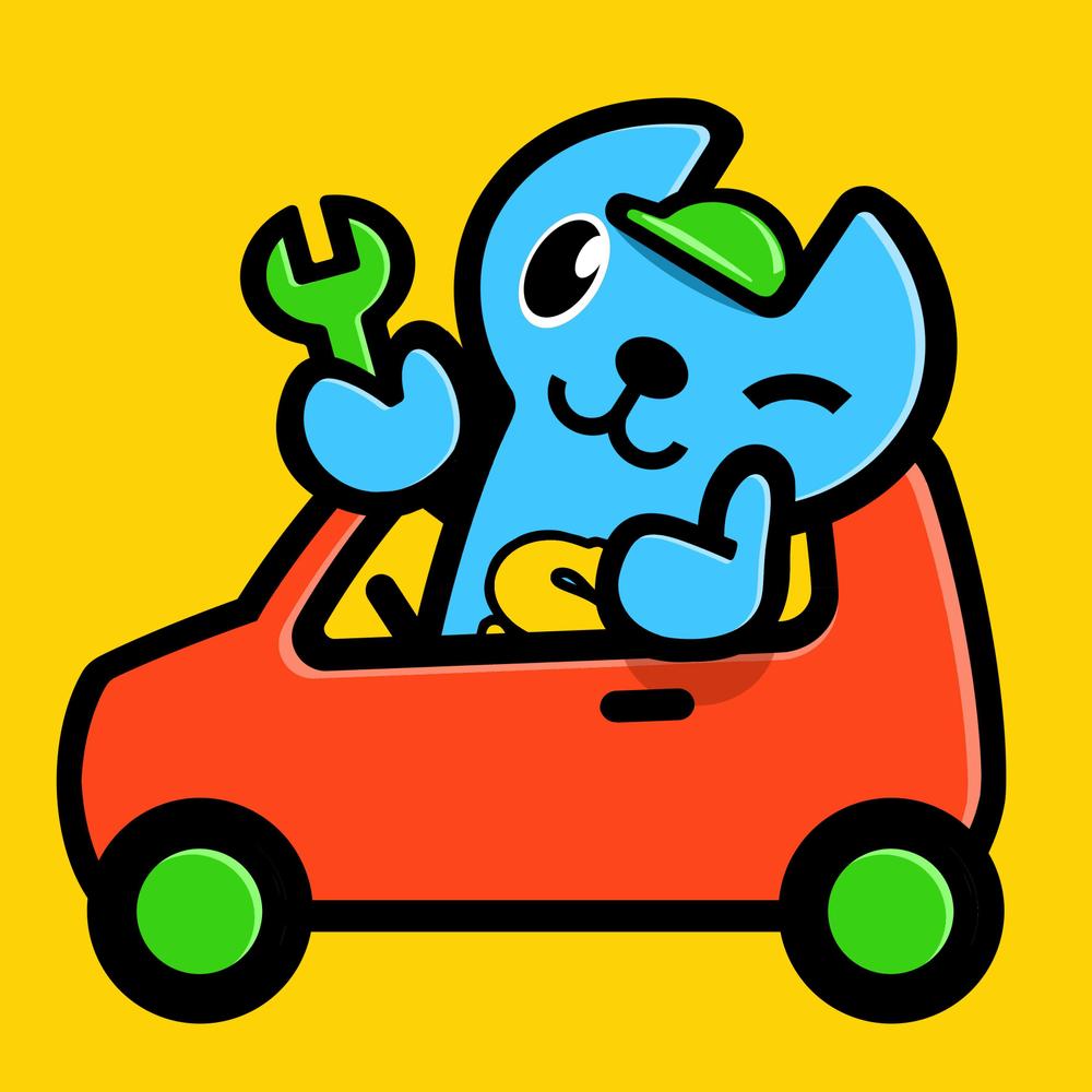 車検をイメージさせる「ゆるキャラ」デザイン