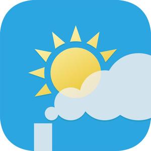 tsujimo (tsujimo)さんのiPhone Android アプリ「大気汚染予報（PM2.5と黄砂の予測）」のアイコンへの提案