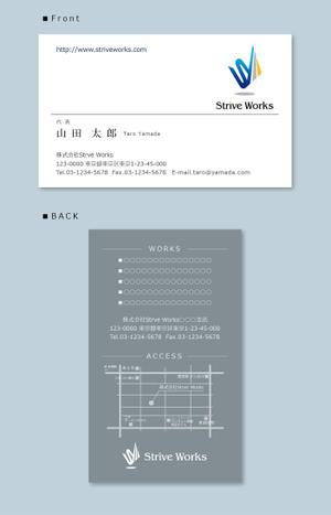 murajun39 (murajun39)さんの株式会社StriveWorksの名刺デザインへの提案