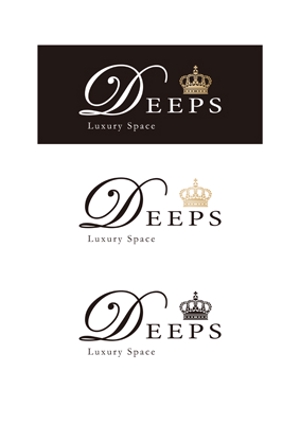 まつだじゅん (khunsau)さんのホストクラブ「DEEPS」のロゴへの提案