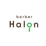 exoticalullabyさんの理容室「barber Halon」のロゴへの提案