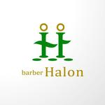 ＊ sa_akutsu ＊ (sa_akutsu)さんの理容室「barber Halon」のロゴへの提案