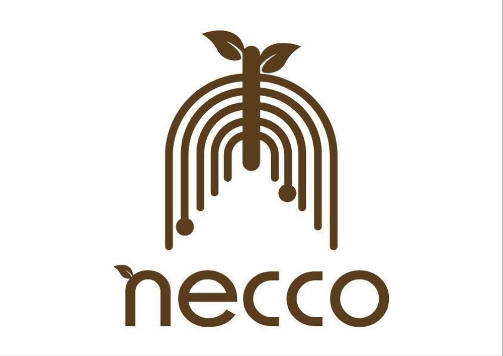 Web雑貨屋の「necco (根っ子）」のロゴ