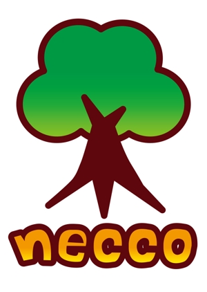 じゃっきー (jakkijakki)さんのWeb雑貨屋の「necco (根っ子）」のロゴへの提案